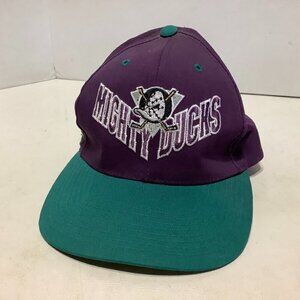 Vintage Annco Mighty Ducks Snapback Hat NHL Hockey